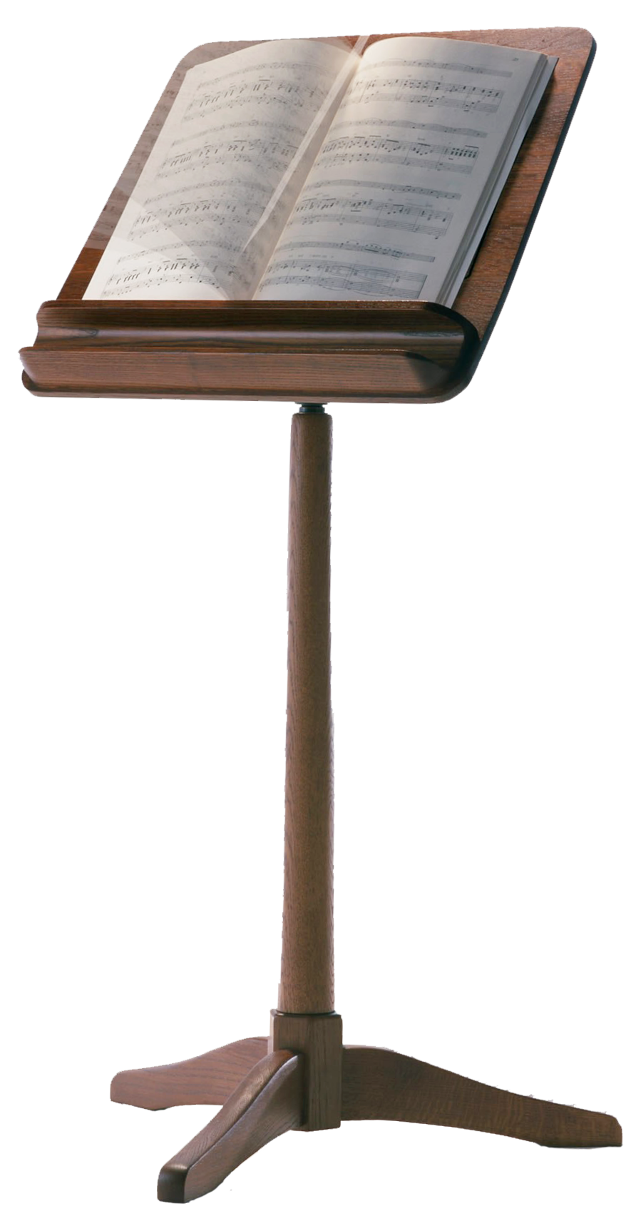 An illustrated music stand